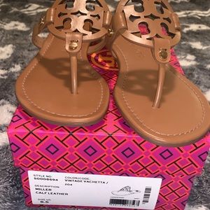 AUTHENTIC New Tory Burch Miller sandals size 8 1/2